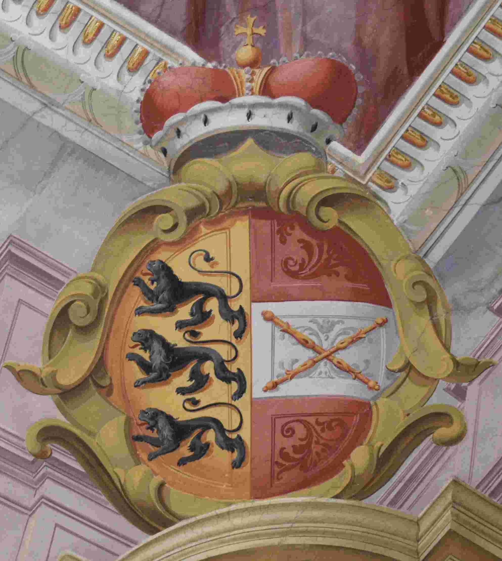 Großer Wappensaal Landhaus von Klgft., um 1740